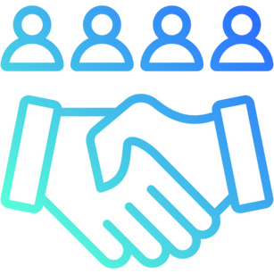 small group of workshop participants engaging in a session by Aaron Barlin at Elynndí: Learning and Development, Led by a Teacher